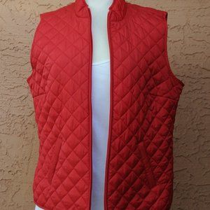 Karen Scott Quilted Vest EUC